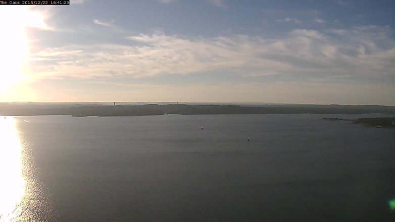 Lake Travis webcam, December 22, 2015 3:50 PM CT