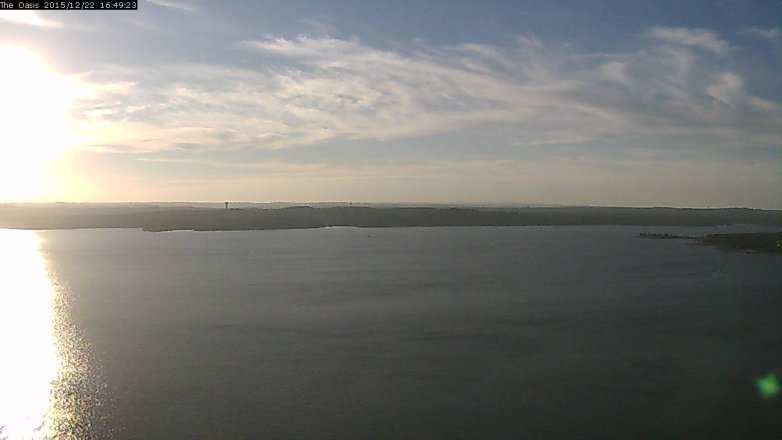 Lake Travis webcam, December 22, 2015 3:55 PM CT