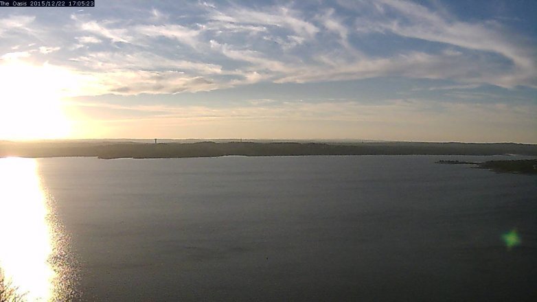 Lake Travis webcam, December 22, 2015 4:10 PM CT