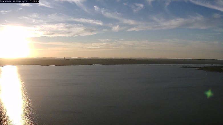 Lake Travis webcam, December 22, 2015 4:20 PM CT