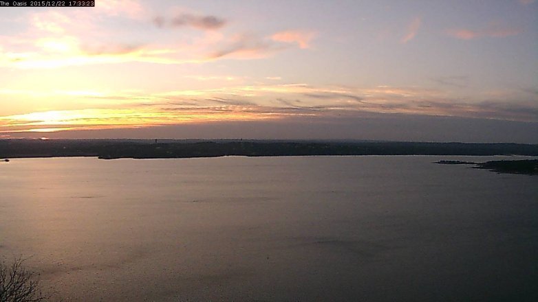 Lake Travis webcam, December 22, 2015 4:40 PM CT