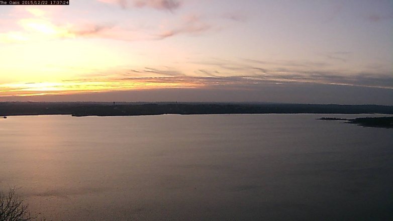 Lake Travis webcam, December 22, 2015 4:45 PM CT