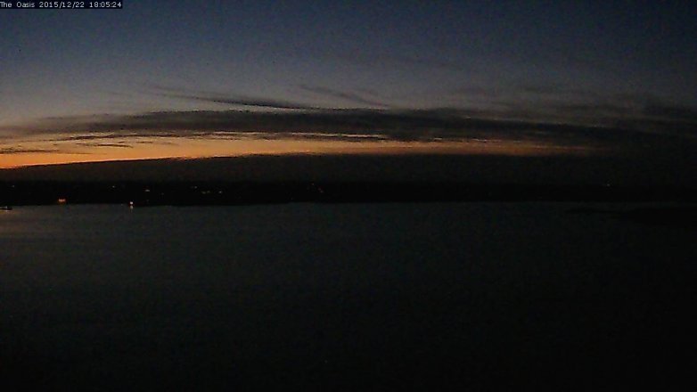 Lake Travis webcam, December 22, 2015 5:15 PM CT