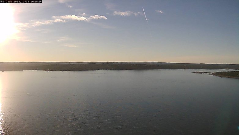 Lake Travis webcam, December 23, 2015 3:40 PM CT