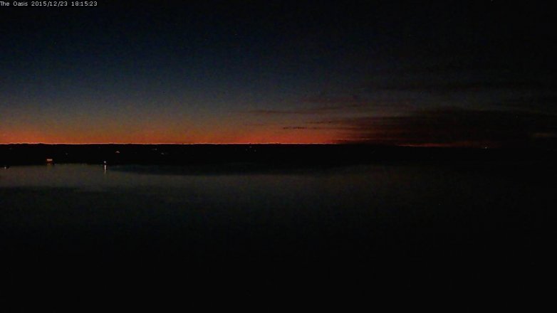 Lake Travis webcam, December 23, 2015 5:20 PM CT
