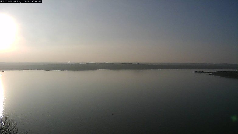 Lake Travis webcam, December 24, 2015 3:55 PM CT