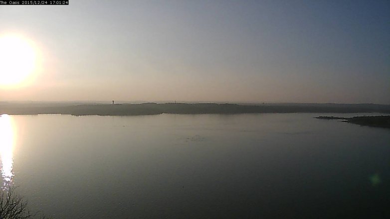 Lake Travis webcam, December 24, 2015 4:10 PM CT