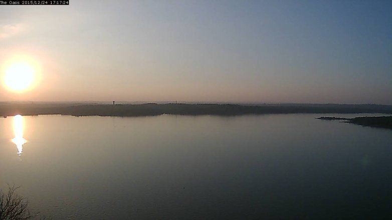 Lake Travis webcam, December 24, 2015 4:25 PM CT