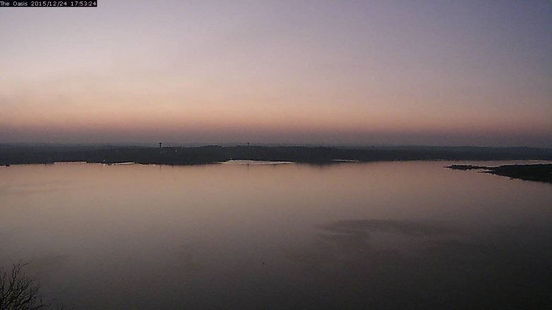 Lake Travis webcam, December 24, 2015 5:00 PM CT