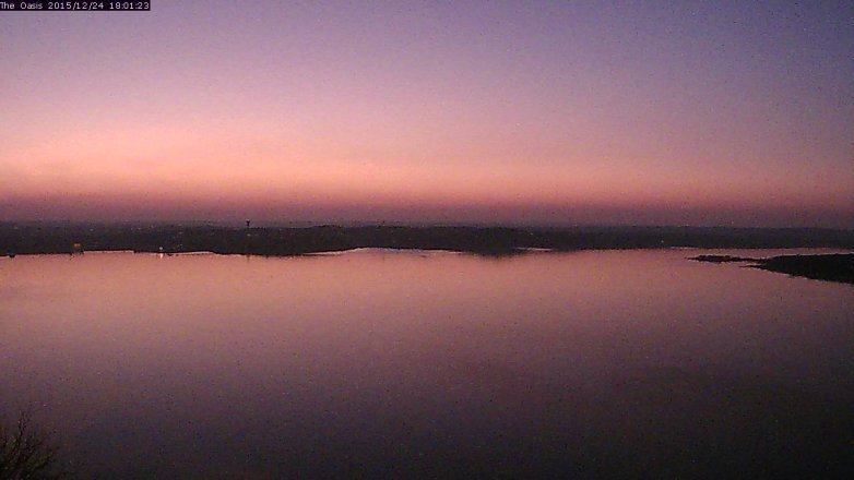 Lake Travis webcam, December 24, 2015 5:10 PM CT