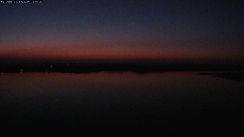 Lake Travis webcam, December 24, 2015 5:15 PM CT