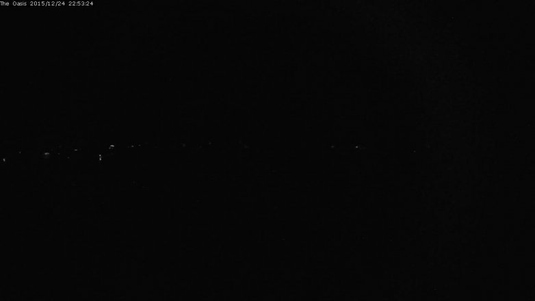 Lake Travis webcam, December 24, 2015 10:00 PM CT