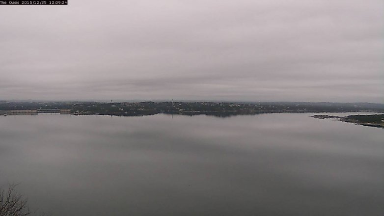 Lake Travis webcam, December 25, 2015 11:15 AM CT