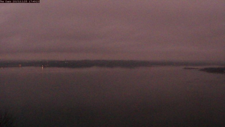 Lake Travis webcam, December 25, 2015 4:55 PM CT