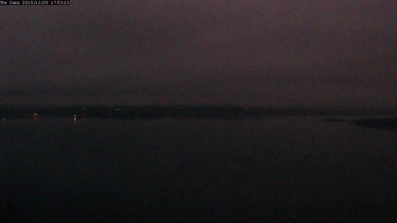 Lake Travis webcam, December 25, 2015 5:00 PM CT