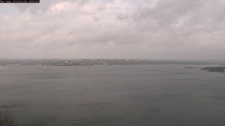 Lake Travis webcam, December 26, 2015 9:00 AM CT