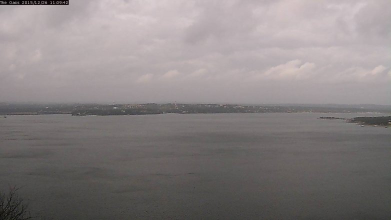 Lake Travis webcam, December 26, 2015 10:15 AM CT