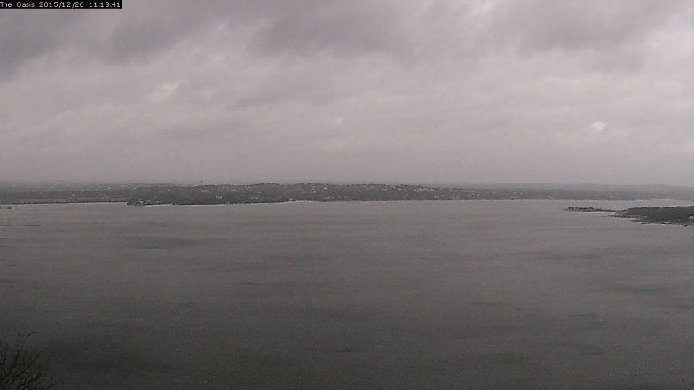 Lake Travis webcam, December 26, 2015 10:20 AM CT