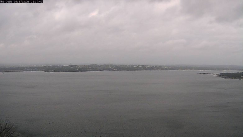Lake Travis webcam, December 26, 2015 10:25 AM CT