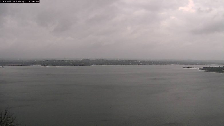 Lake Travis webcam, December 26, 2015 10:50 AM CT