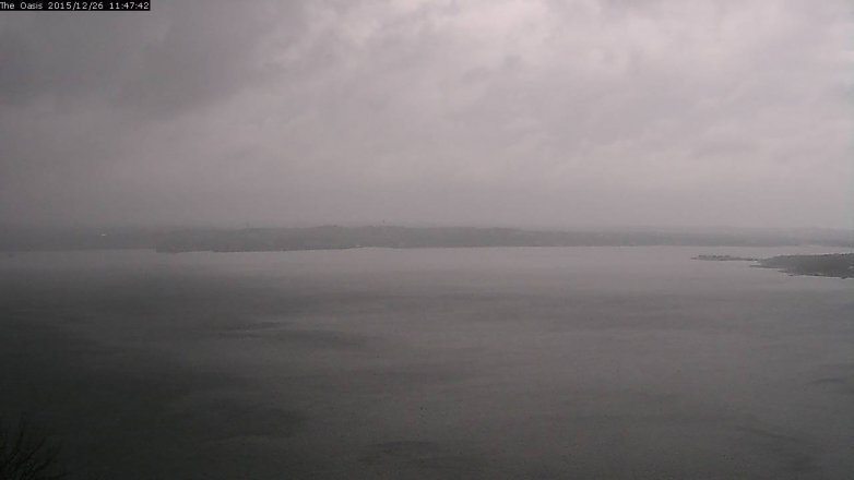 Lake Travis webcam, December 26, 2015 10:55 AM CT