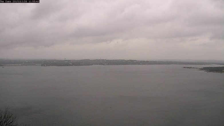 Lake Travis webcam, December 26, 2015 11:00 AM CT