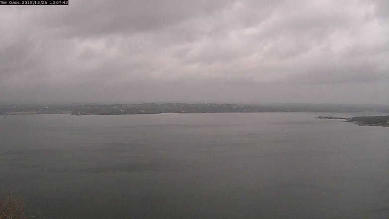 Lake Travis webcam, December 26, 2015 11:15 AM CT