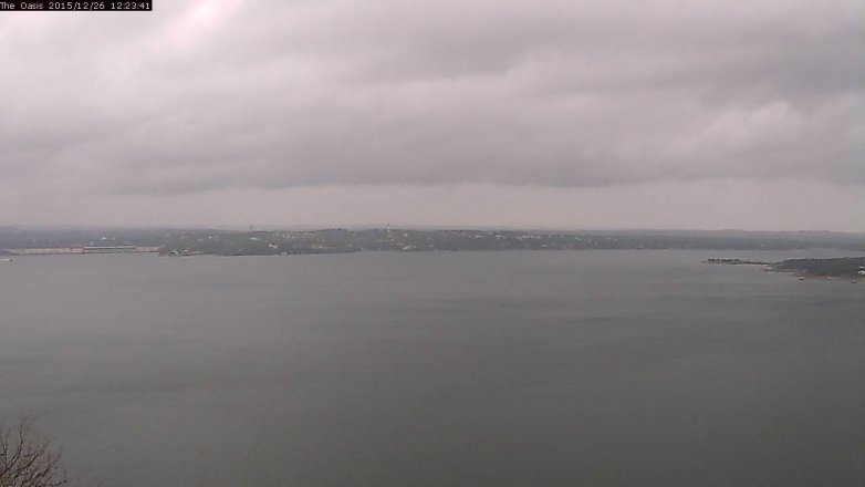 Lake Travis webcam, December 26, 2015 11:30 AM CT