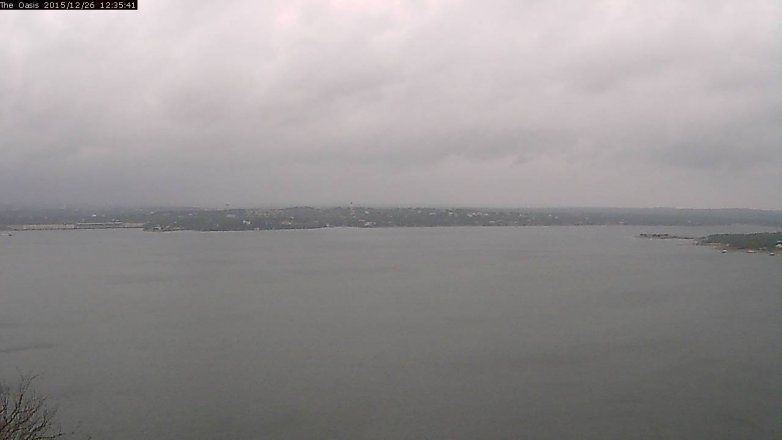 Lake Travis webcam, December 26, 2015 11:40 AM CT