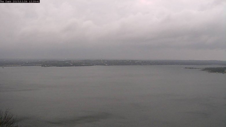 Lake Travis webcam, December 26, 2015 11:45 AM CT