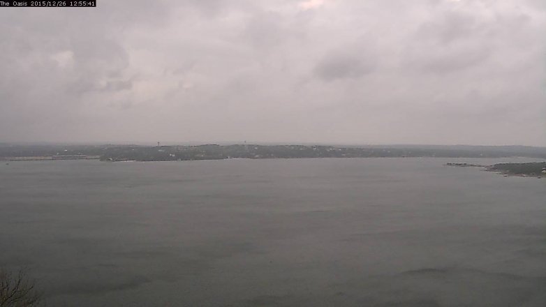 Lake Travis webcam, December 26, 2015 12:00 PM CT