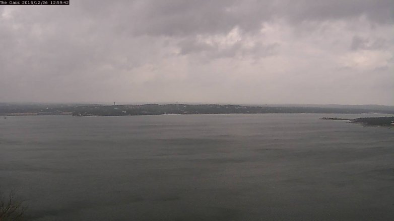 Lake Travis webcam, December 26, 2015 12:05 PM CT