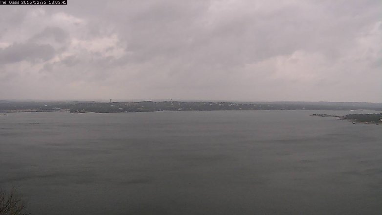 Lake Travis webcam, December 26, 2015 12:10 PM CT