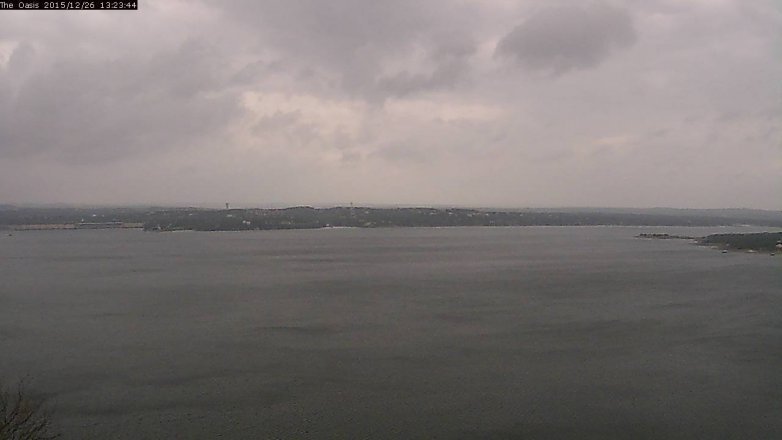 Lake Travis webcam, December 26, 2015 12:30 PM CT