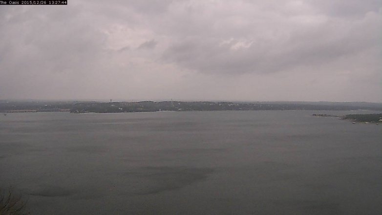Lake Travis webcam, December 26, 2015 12:35 PM CT