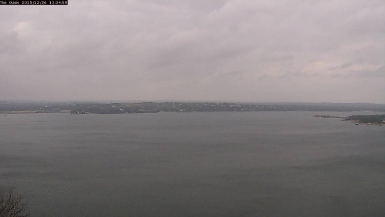 Lake Travis webcam, December 26, 2015 12:45 PM CT