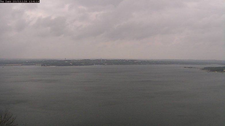 Lake Travis webcam, December 26, 2015 12:50 PM CT