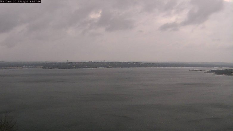 Lake Travis webcam, December 26, 2015 1:05 PM CT