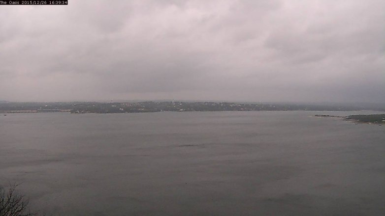 Lake Travis webcam, December 26, 2015 3:45 PM CT