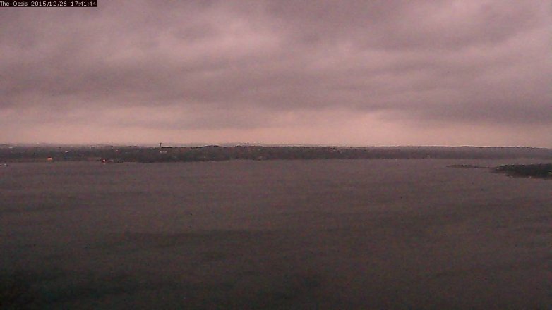 Lake Travis webcam, December 26, 2015 4:45 PM CT