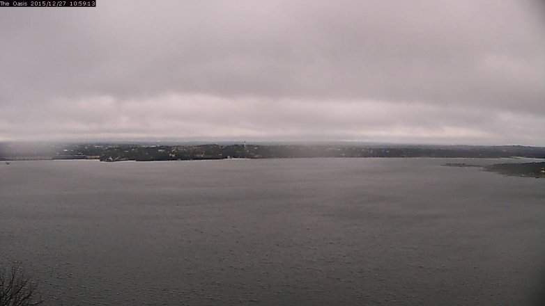 Lake Travis webcam, December 27, 2015 10:05 AM CT