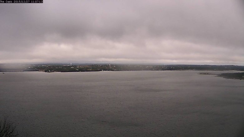 Lake Travis webcam, December 27, 2015 10:15 AM CT