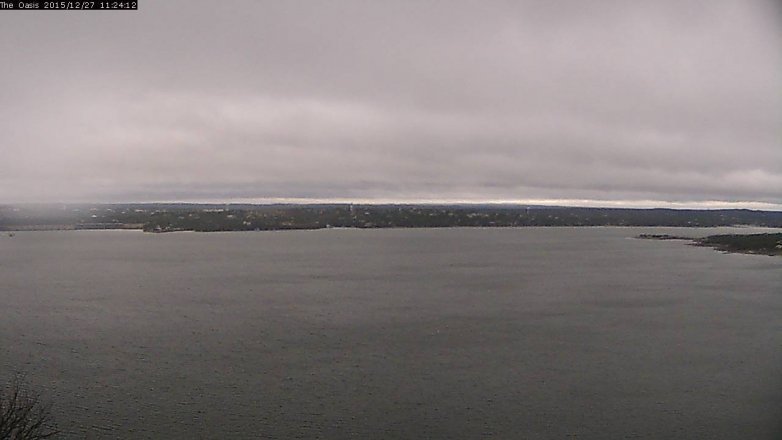 Lake Travis webcam, December 27, 2015 10:30 AM CT