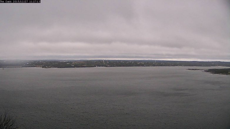 Lake Travis webcam, December 27, 2015 10:35 AM CT