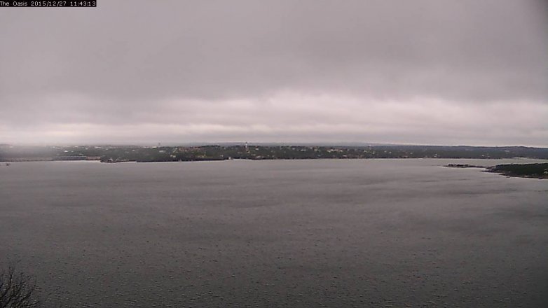 Lake Travis webcam, December 27, 2015 10:50 AM CT