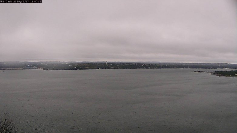 Lake Travis webcam, December 27, 2015 11:05 AM CT