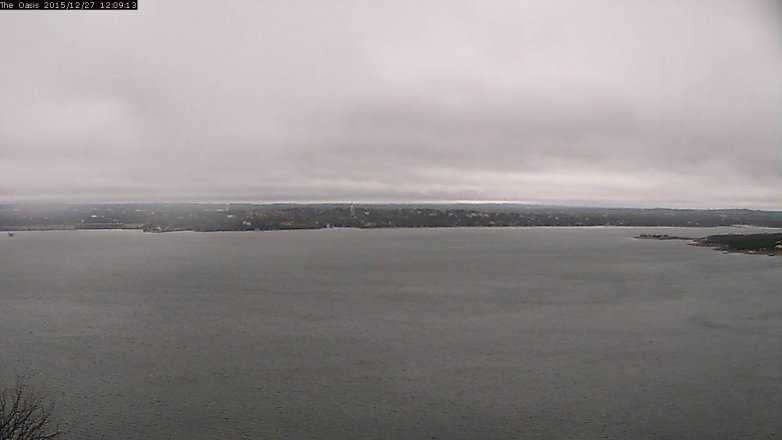 Lake Travis webcam, December 27, 2015 11:15 AM CT