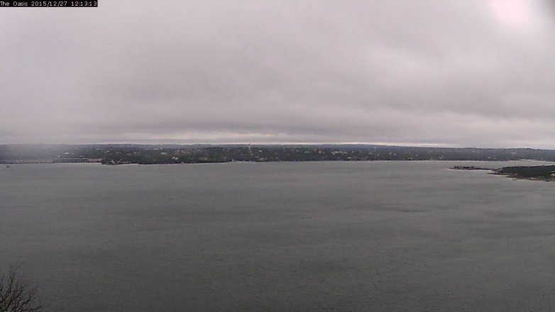 Lake Travis webcam, December 27, 2015 11:20 AM CT