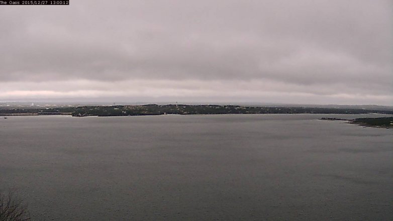 Lake Travis webcam, December 27, 2015 12:05 PM CT