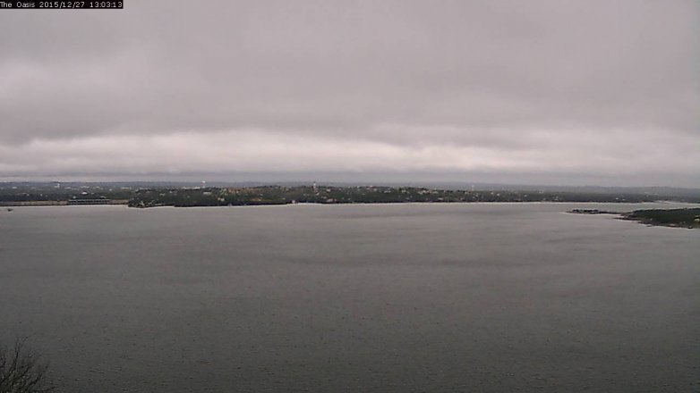Lake Travis webcam, December 27, 2015 12:10 PM CT